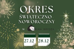 Zajęcia w okresie świąteczno-noworocznym